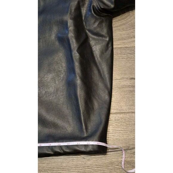 Columbia Men’s Leather Jacket Fur Lining Brown Bomber Sportswear Coat Size XL - Picture 3 of 7